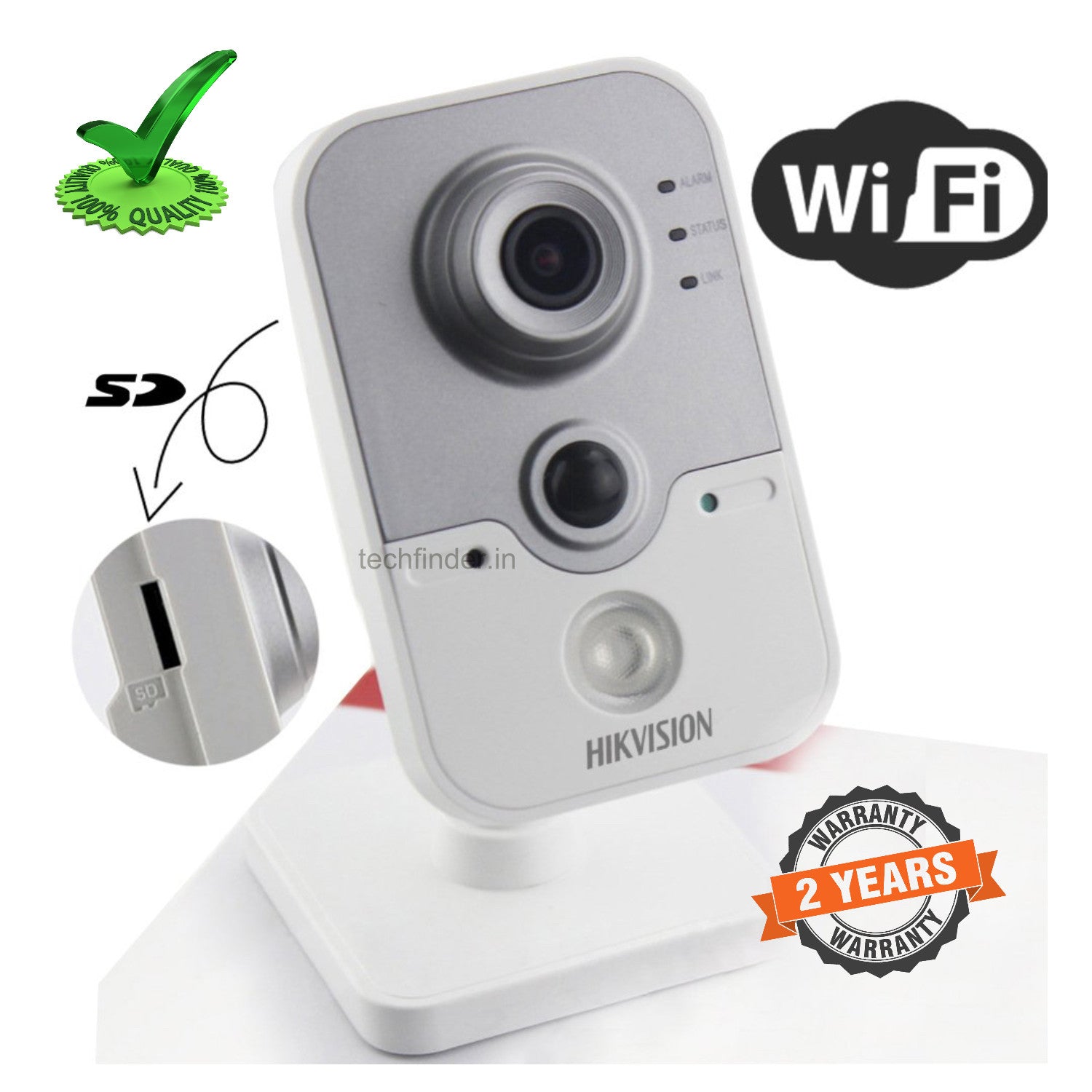 Hikvision DS-2CD141PF-I(W) 1mp Wi-Fi Alarm Pro Cube Camera Hikvision DS-2CD141PF-I(W) 1mp Wi-Fi Alarm Pro Cube Camera
